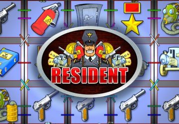 Игровой автомат Resident в казино 1хБет